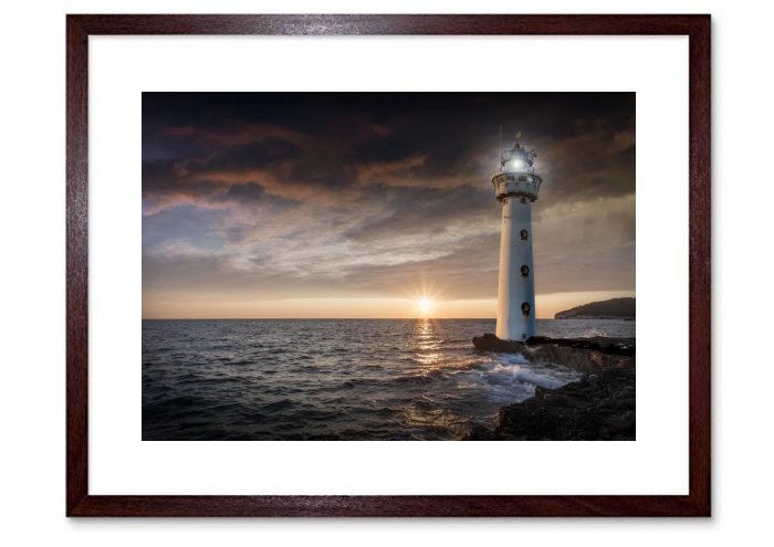 Evening Sunset Framed Print